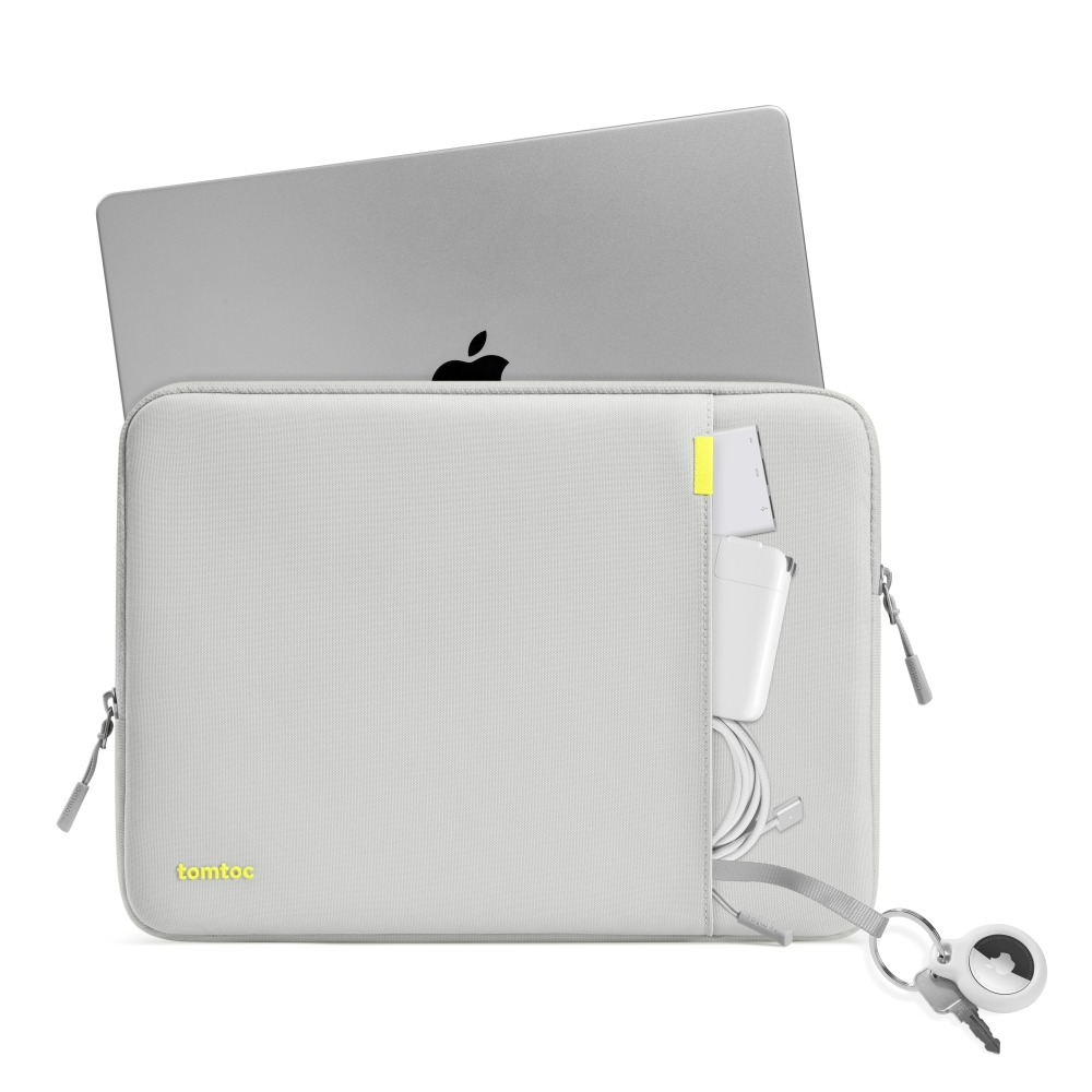 tomtoc 360° 完全防護, 灰, 電腦包, 適用 MacBook Pro/Air 12/13/15/15.6吋