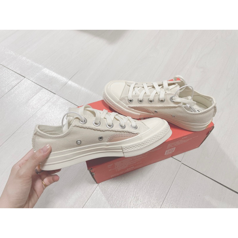 全新Converse Chuck 1970不修邊奶油拼接(保證未落地)