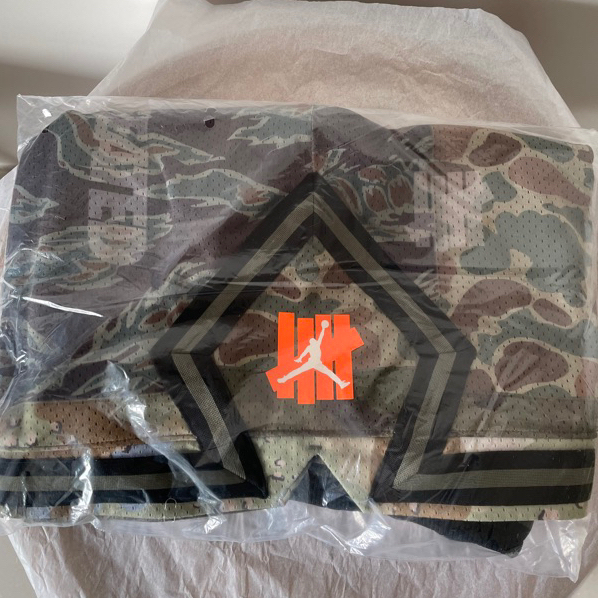 UNDEFEATED X JORDAN BASKETBALL SHORT DX4292-380 短褲 球褲 XL 現貨