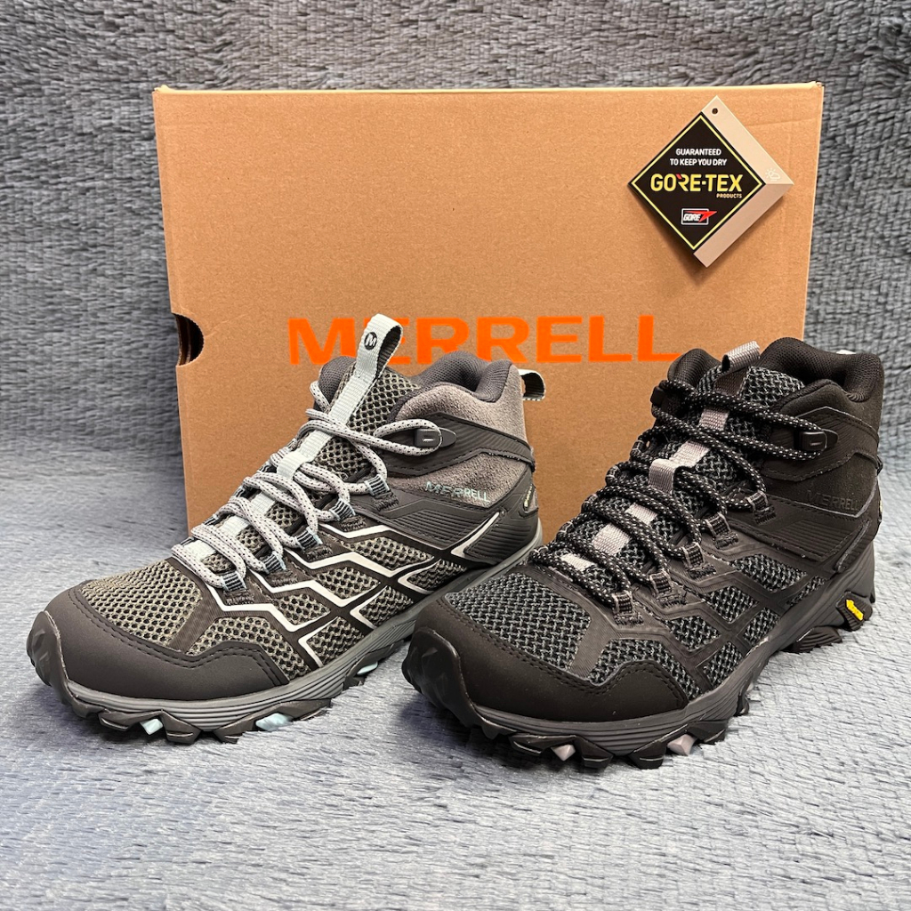 【MERRELL 邁樂】Merrell Moab FST 2 Mid GORE-TEX 女款 防水 中筒登山鞋