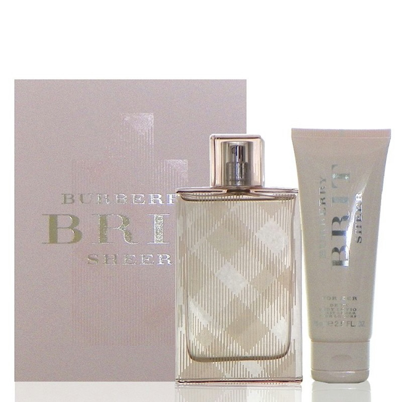 Burberry Brit sheer 粉紅風格(香水100ML+身體乳75ML）經典香水禮盒組 $3700