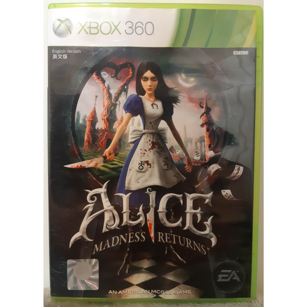 XBOX 360 愛麗絲驚魂記：瘋狂再臨 (Alice: Madness Returns) 實體遊戲片