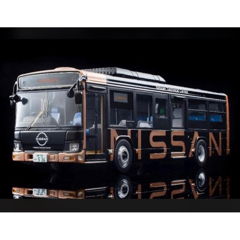 Tomytec LV-N245c Isuzu Erga Nissan巴士 1/64 公車 tlv 日產 電動 玫瑰金