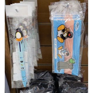 💫免運💫代購 PINGU 企鵝家族🐧造型筆🐧造型夾🐧三色筆🐧期間限定 快閃店 高雄 夢時代 原子筆 多色筆