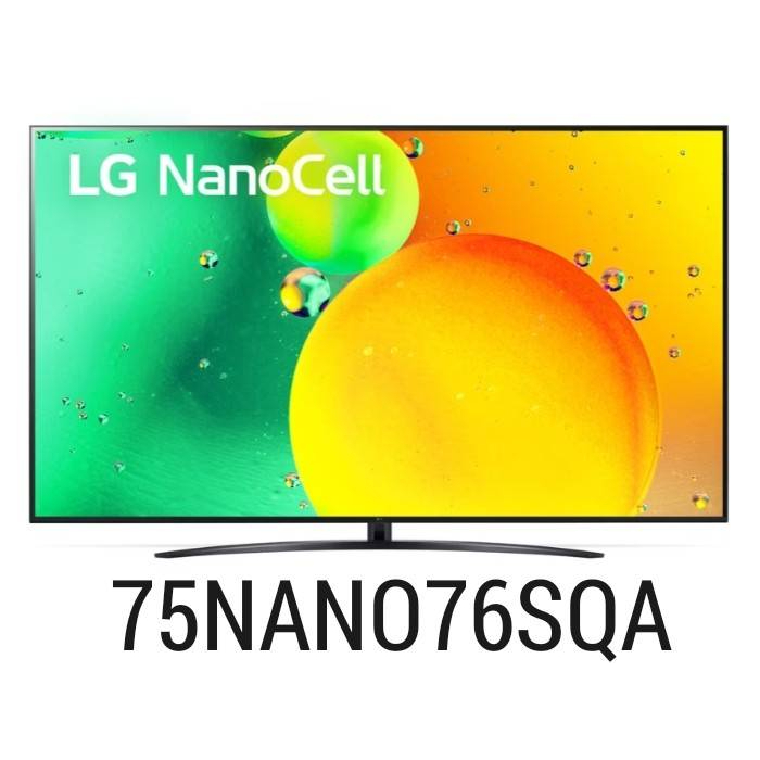 LG 75NANO76SQA 75吋 4K NANO AI 語音聯網電視 75NANO76 全國配送/聊聊壁掛安裝