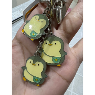【Everland韓國愛寶樂園】可愛動物鑰匙圈 三隻企鵝