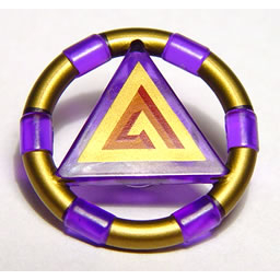 【樂高大補帖】透明紫色 亞特蘭蒂斯寶藏鑰匙 Atlantis 【87748pb06/7985】MU-1