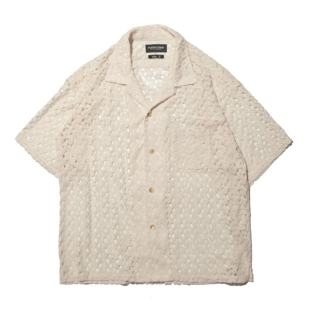 PLATEAU STUDIO "napkin lace shirt" | Beige