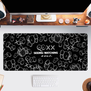客製KAWS滑鼠墊 暴力熊滑鼠墊 大號電腦桌布 卡通滑鼠墊 超大號滑鼠墊 耐磨耐用 鍵盤墊