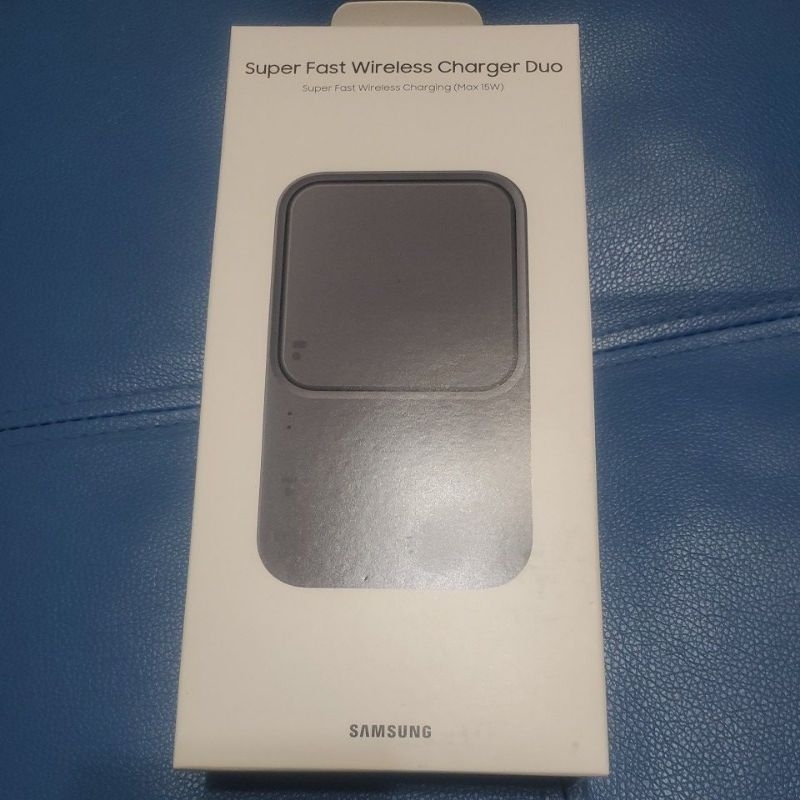 現貨當天寄出 SAMSUNG 15W無線閃充充電板 雙座充 黑 全新未拆(EP-P5400)