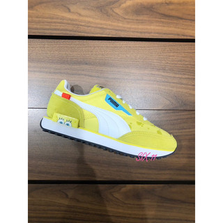 SIX PUMA Future Rider SPONGEBOB 海綿寶寶🍍 復古 男女款 情侶鞋 391970-01