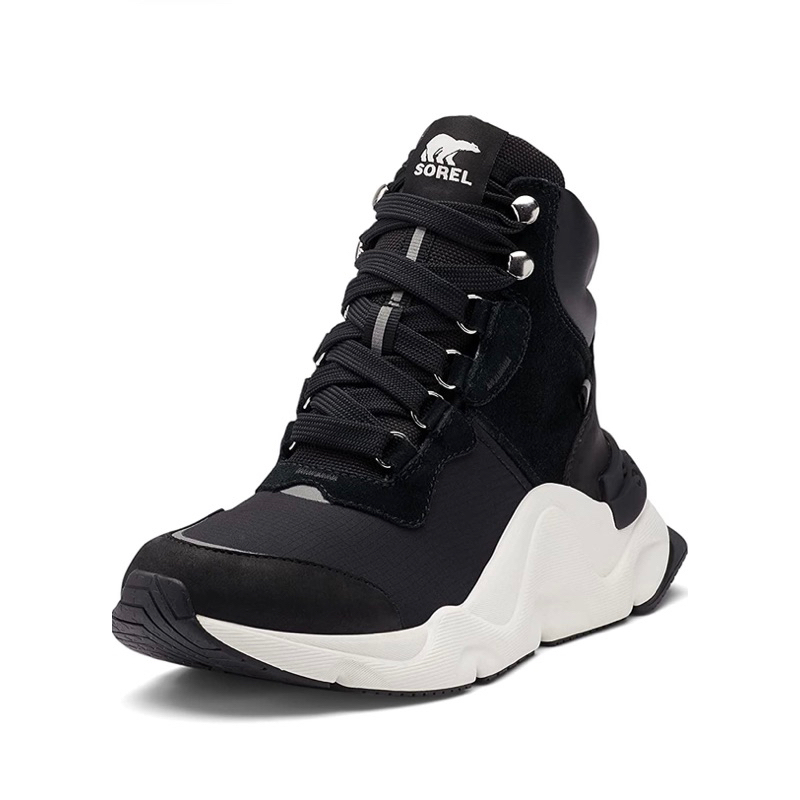 加拿大SOREL Kinetic 防水黑色麂皮休閒運動鞋靴 SIZE/39/雪靴
