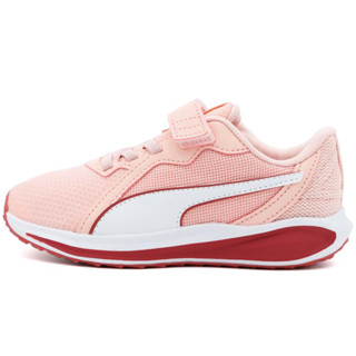 PUMA Twitch Runner AC PS 魔鬼氈 慢跑鞋 中童 粉 R9154 (38453810)