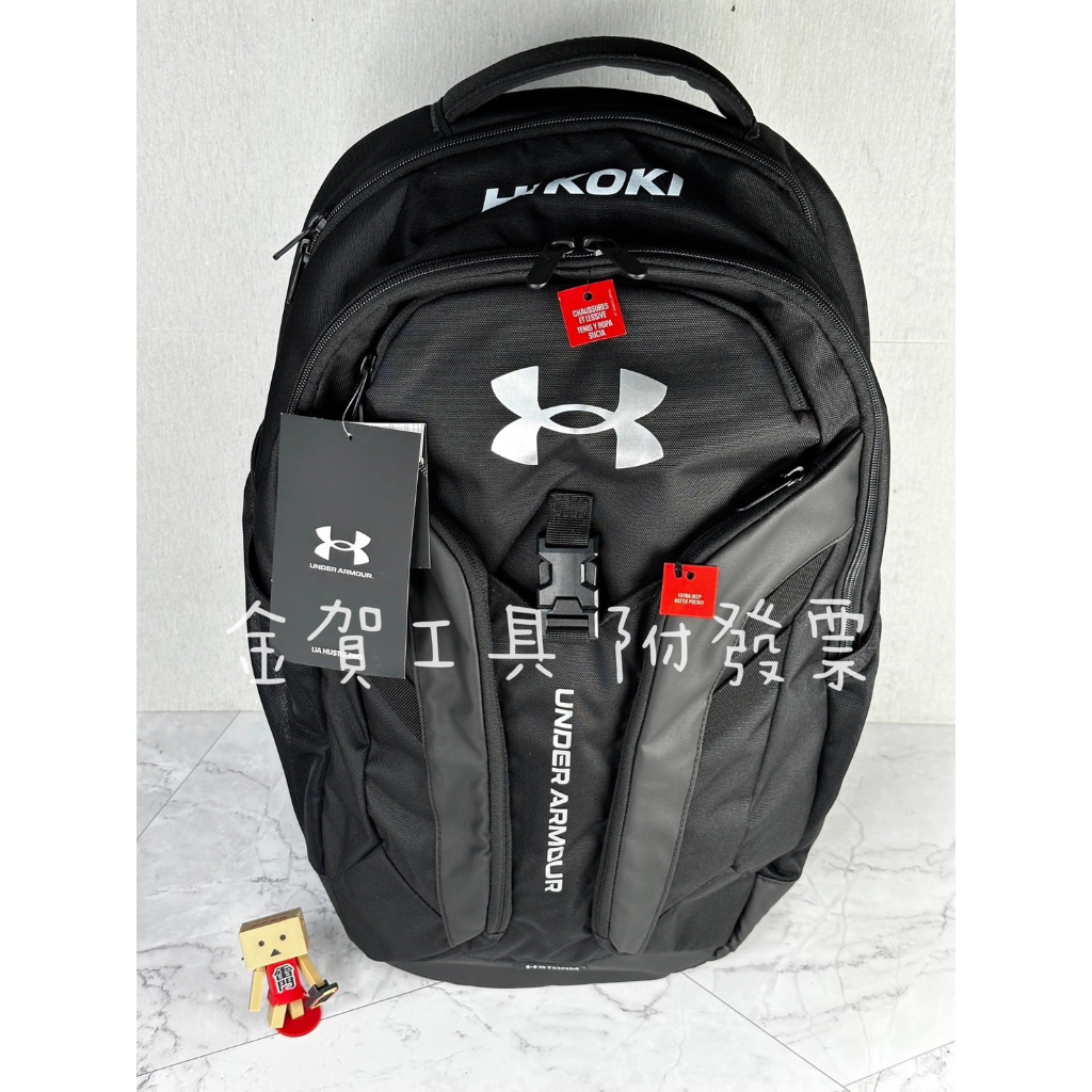 金賀工具【附發票】HIKOKI 聯名 UA運動品牌 後背包 黑1367060-001 後背包