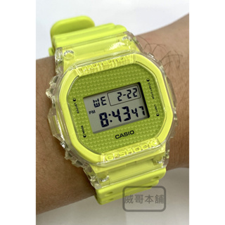 【威哥本舖】Casio台灣原廠公司貨 G-Shock DW-5600GL-9 扭蛋系列 經典電子錶 黃 DW-5600