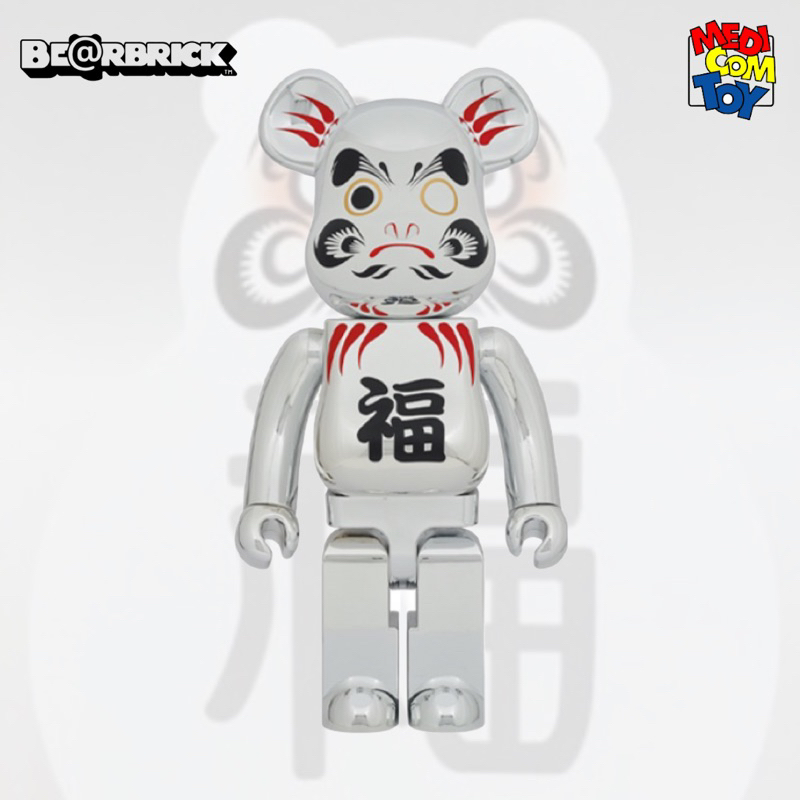 🖇️預購文🖇️ BE@RBRICK 達磨 銀メッキ 銀福達摩1000％