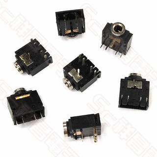 【祥昌電子】3.5立體耳機座 3.5mm 立體/ST 插座 母座 耳機孔 5PIN DIP型 (單顆)