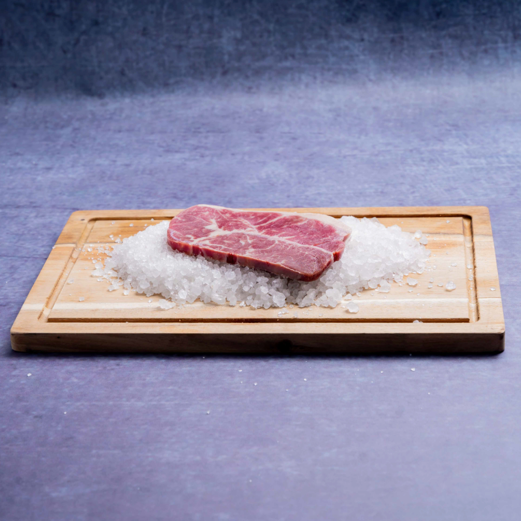 【饕針】1855黑牛熟成板腱牛排 125g±10% 濕式熟成真空包裝 提升牛肉軟嫩度與風味 肉質嫩筋嫩肉，鮮甜多汁