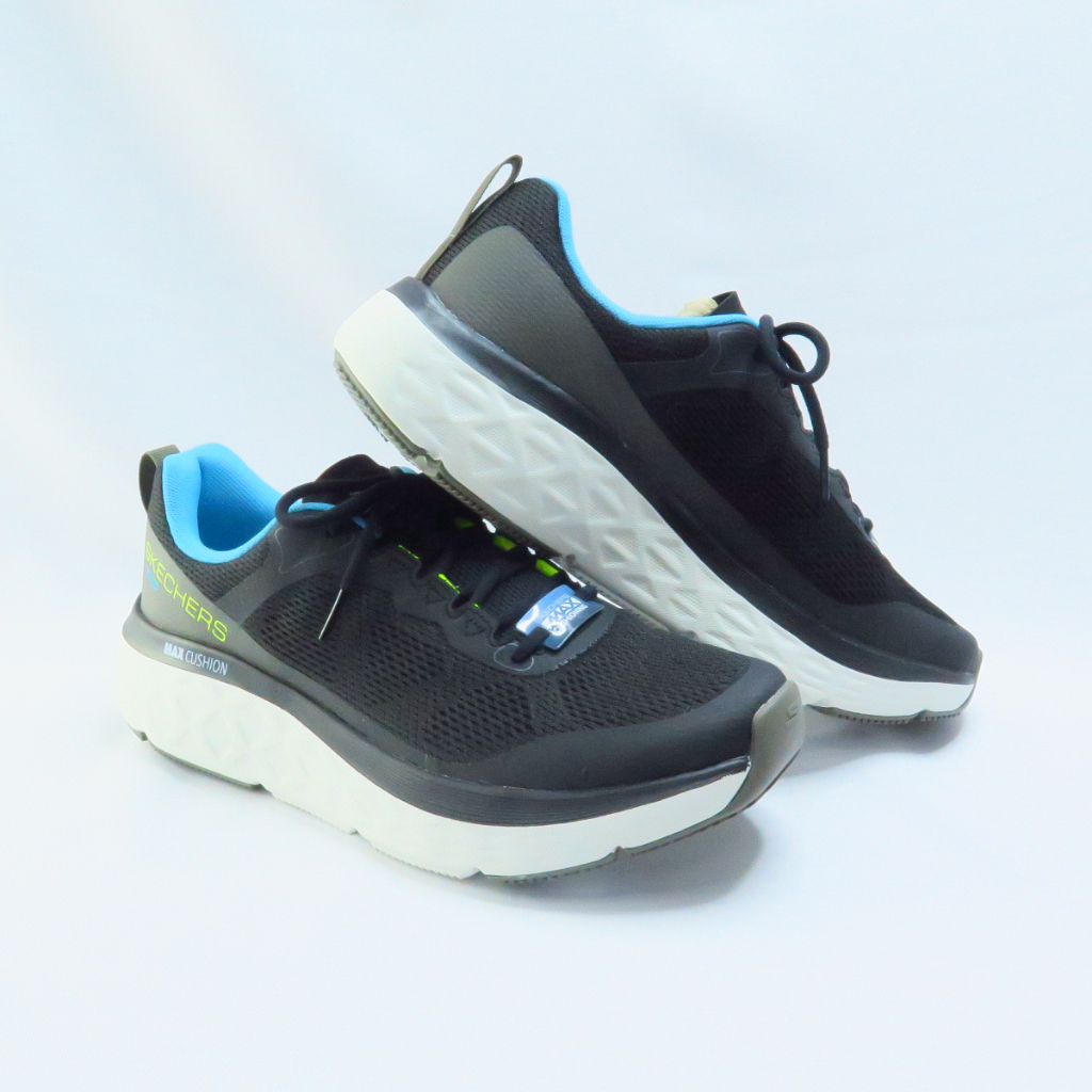Skechers MAX CUSHIONING DELTA 男慢跑鞋 220351BKMT 黑藍【iSport愛運動】