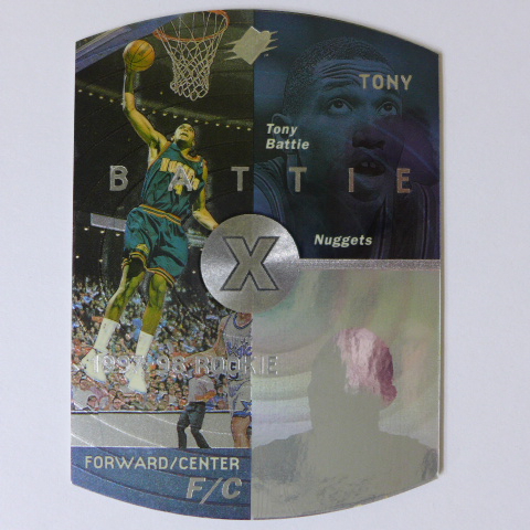~ Tony Battie ~RC/NBA球星/東尼·巴蒂 1997-98年SPX.新人雷射卡