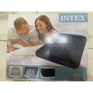 【INTEX】經典雙人(新款FIBER TECH)充氣床-寬137cm