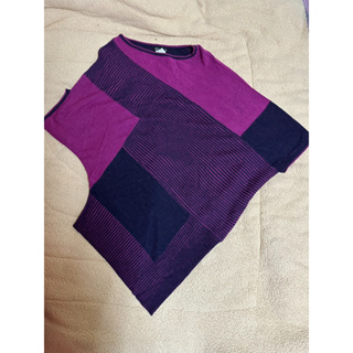 紫色針織上衣 #針織上衣