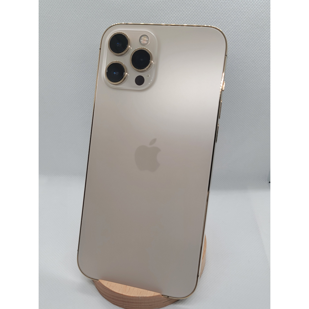 APPLE iPHONE12 PRO MAX二手機中古機 128G 金色9.8成新/IPHONE二手機中古機