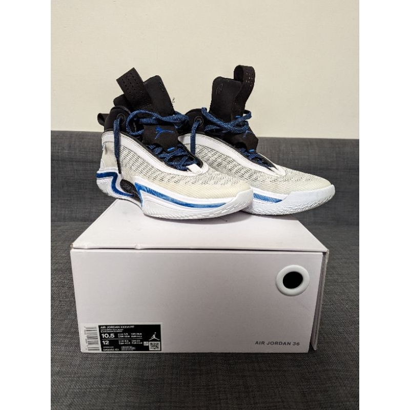 Jordan 36 xxxvi 籃球鞋 白藍 US 10.5