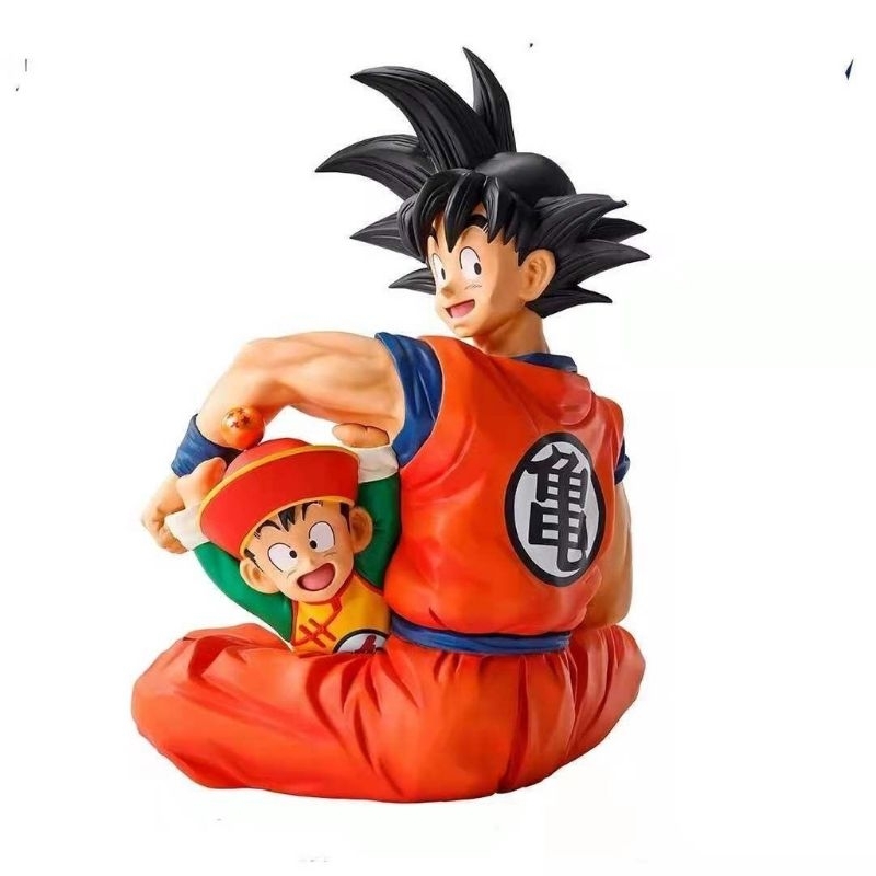 日本 七龍珠 守護地球的戰士們 一番賞 景品公仔 DRAGON BALL 孫悟空抱著悟飯 父子們 超級賽亞人 娃娃機