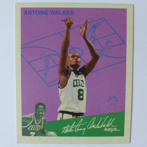 ~ Antoine Walker ~NBA球星/安東·渥克 1998年Fleer.小版復古.NBA特殊卡