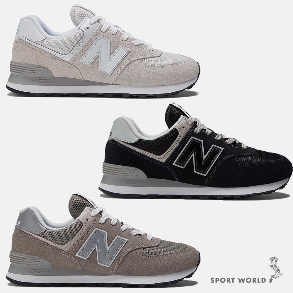 New Balance 574 男鞋 女鞋 休閒鞋【運動世界】ML574EVW/ML574EVB/ML574EVG