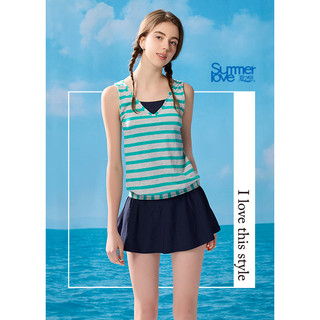 夏之戀SUMMERLOVE大女長版二件式(褲連裙)S23707