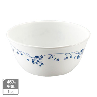 【美國康寧 CORELLE】古典藍450ml中式碗