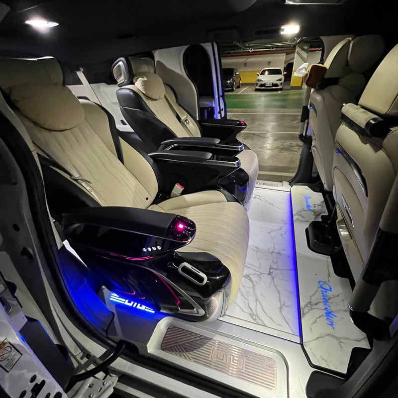 豐田、toyota、sienna、《智能語音、旋轉、航空座椅》豪華商務座艙設計、中排改裝、升級