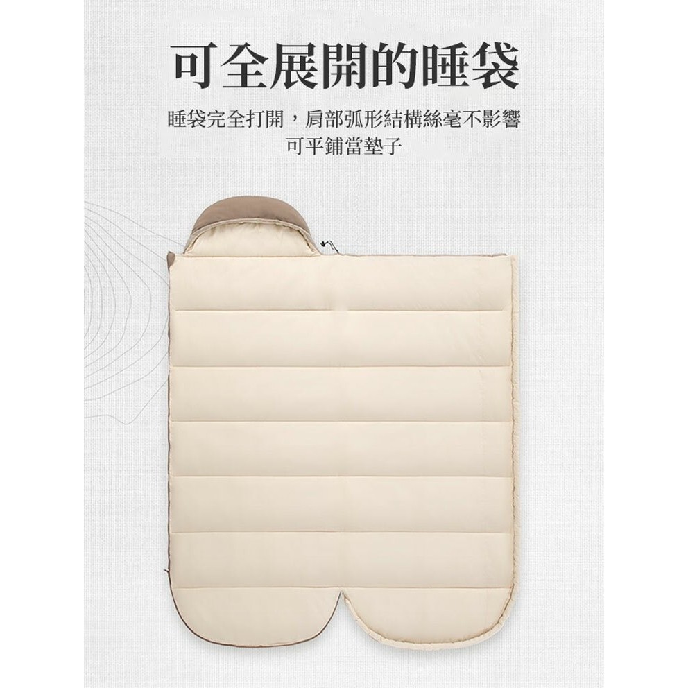 Naturehike B180春暉可機洗加寬帶帽睡袋 MSD11