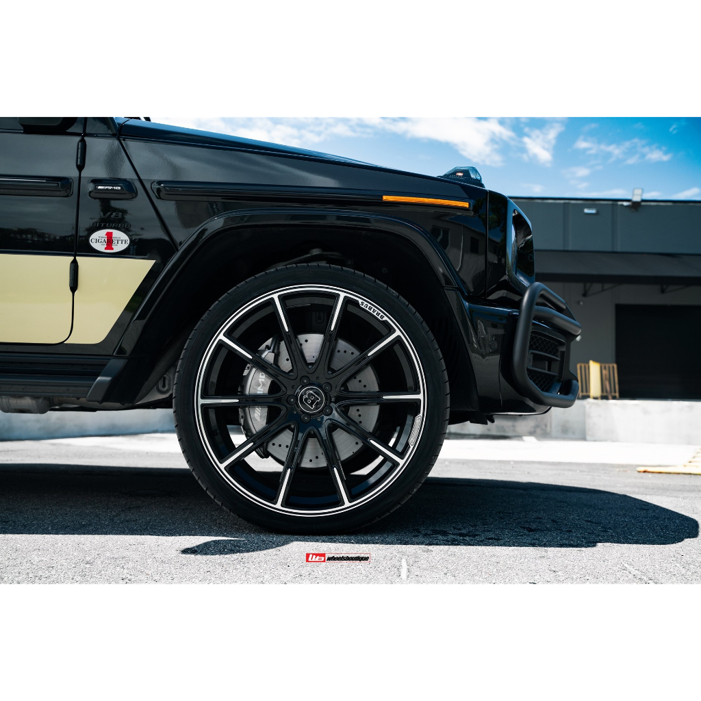 +歐買尬輪胎館+全新類BRABUS 22吋鍛造鋁圈 Monoblock Z樣式 亮黑車面 G class 直上規格
