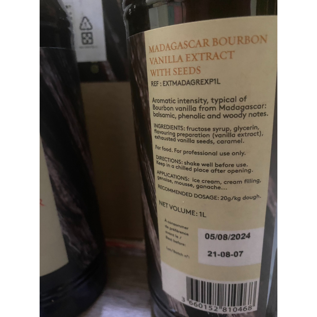 法國普拉瓦 Prova 香草籽醬1L/瓶