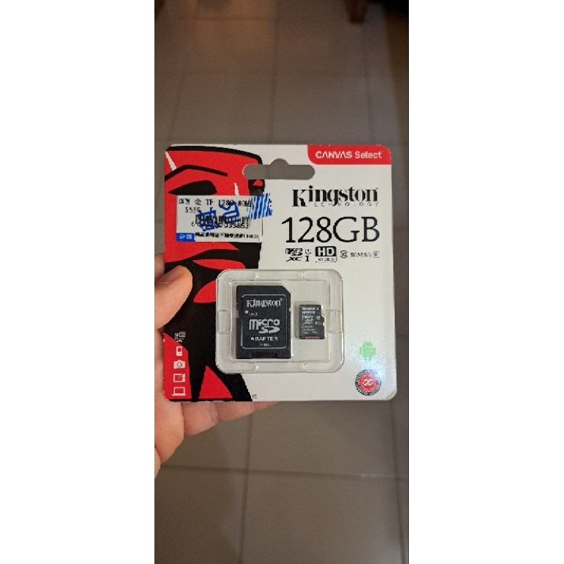 金士頓 KINGSTON 128GB MicroSD 記憶卡 80MB/s