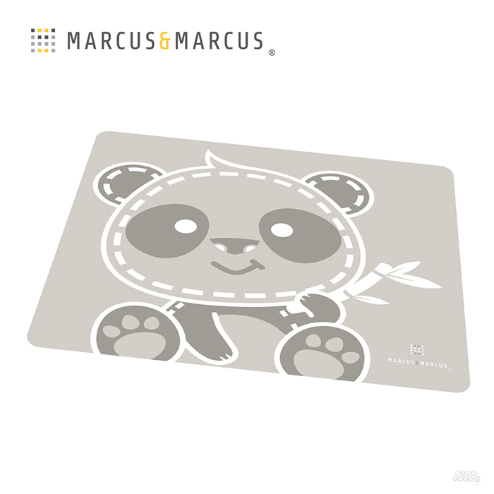 【加拿大MARCUS＆MARCUS 】動物樂園矽膠餐墊-貓熊