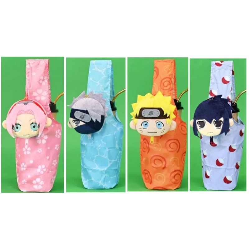 【現貨/正版】3英吋 火影忍者疾風傳 造型飲料提袋