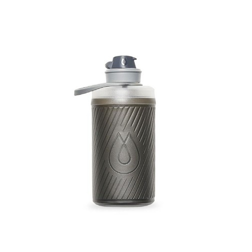【Hydrapak】GF427M Flux Bottle【0.75L 遠古灰】折疊水瓶 摺疊水壺軟式運動水壺 750ml