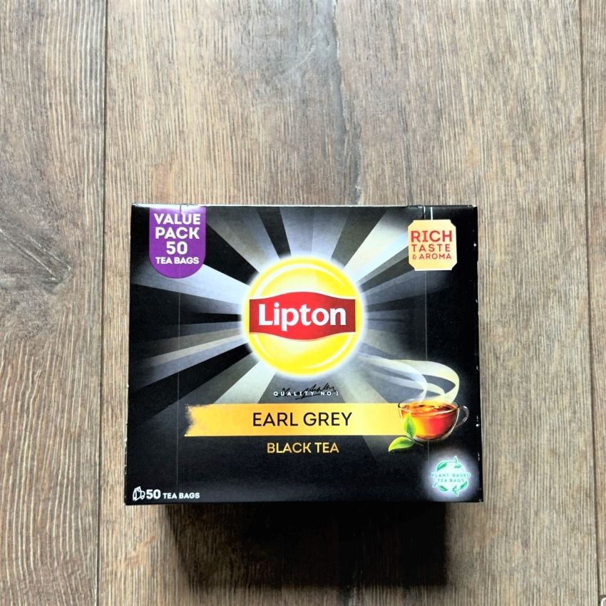 荷蘭製 Lipton Tea Earl Grey 伯爵紅茶 佛手柑 50入 新品