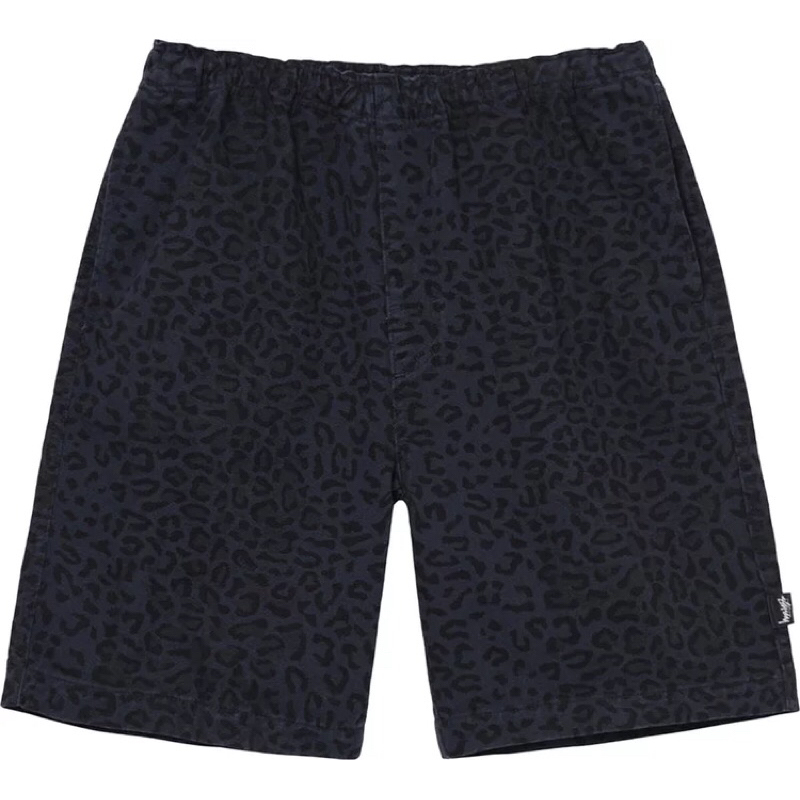 蜘蛛的家🕸️ 現貨 stussy leopard beach short ink blue