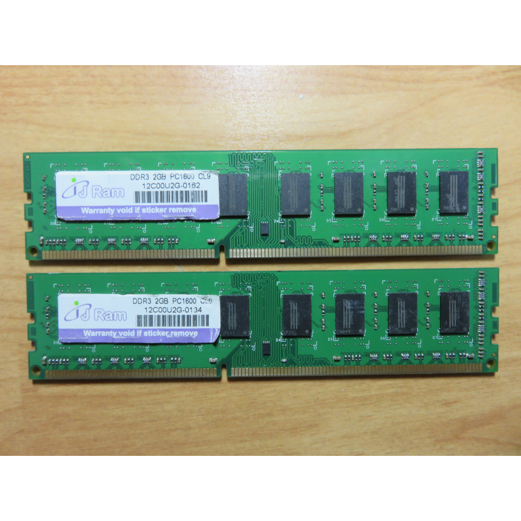 D.桌上型電腦記憶體- iJRam DDR3-1600雙通道 2G*2共 4GB不分售 直購價50