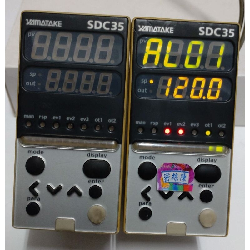 🌞二手 YAMATAKE 山武AZBIL SDC35​温控表 C35TC0UA3200 數字顯示調節器 出0-20mA