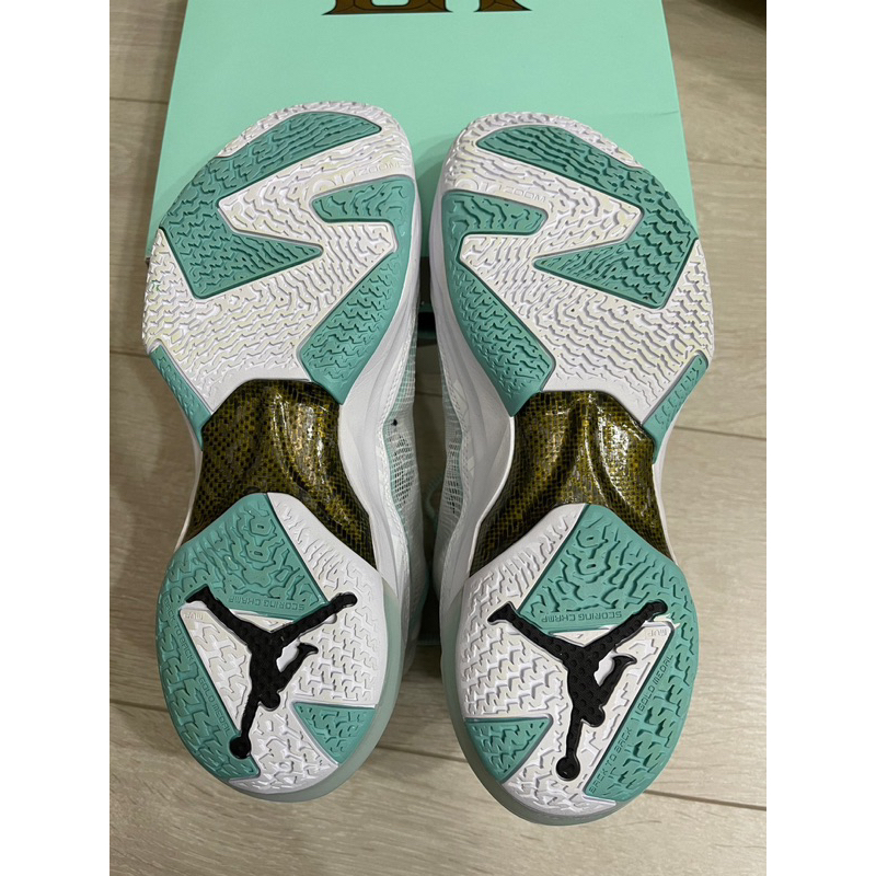 Nike Jordan 37代籃球鞋 郭艾倫限定配色 提芬妮藍 7號