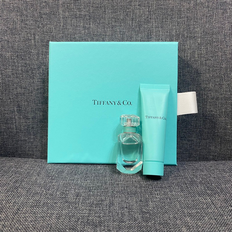 ［香水二手，火速出貨🔥］TIFFANY&amp;Co 同名迷你淡香水、身體乳液禮盒