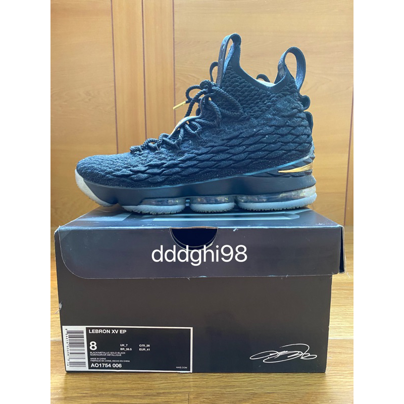 Nike Lebron XV EP 15代 黑金