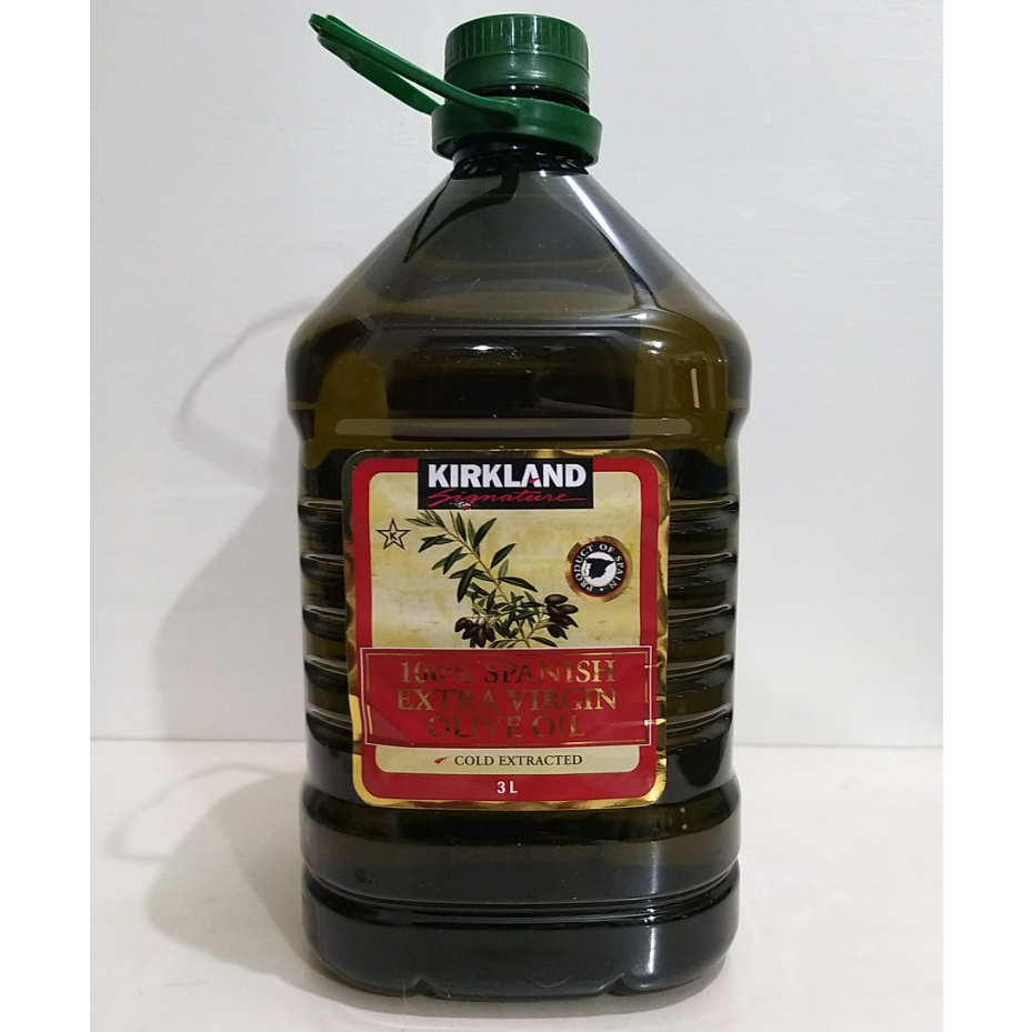 【築夢花世界】-COSTCO 好市多代購 Kirkland Signature 科克蘭 西班牙初榨橄欖油 3公升 橄欖油