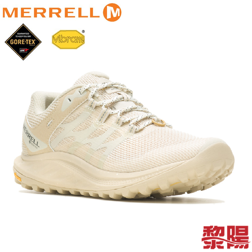 MERRELL 067740 ANTORA 3 GORE-TEX 防水多功能健行鞋 女款 杏白 33ML067740